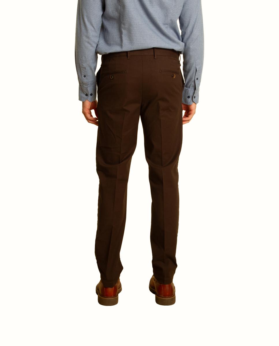 Pantalón chino - Roberto Torretta - Marrón Marrón-5