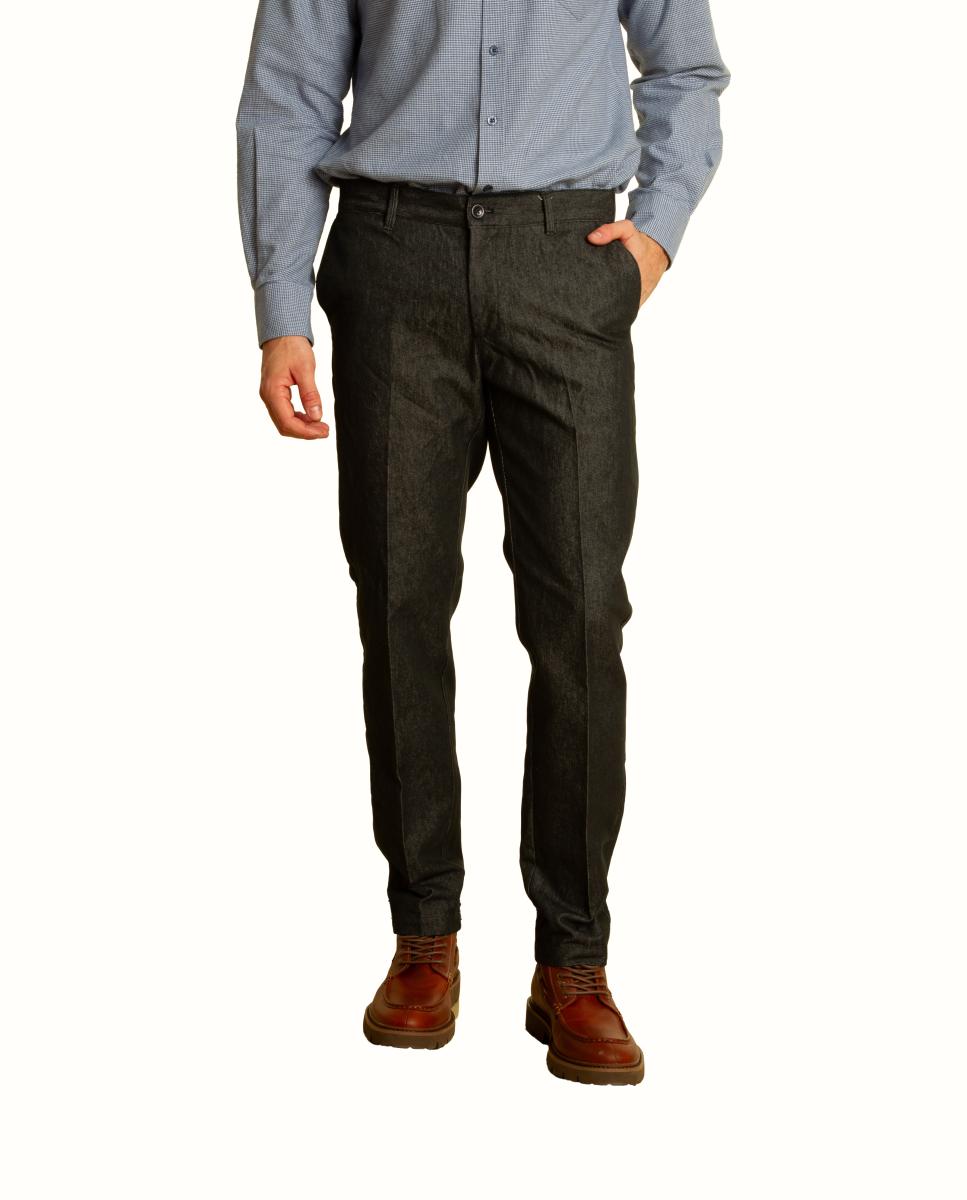 Pantalón chino - Roberto Torretta - Azul índigo Azul índigo-3