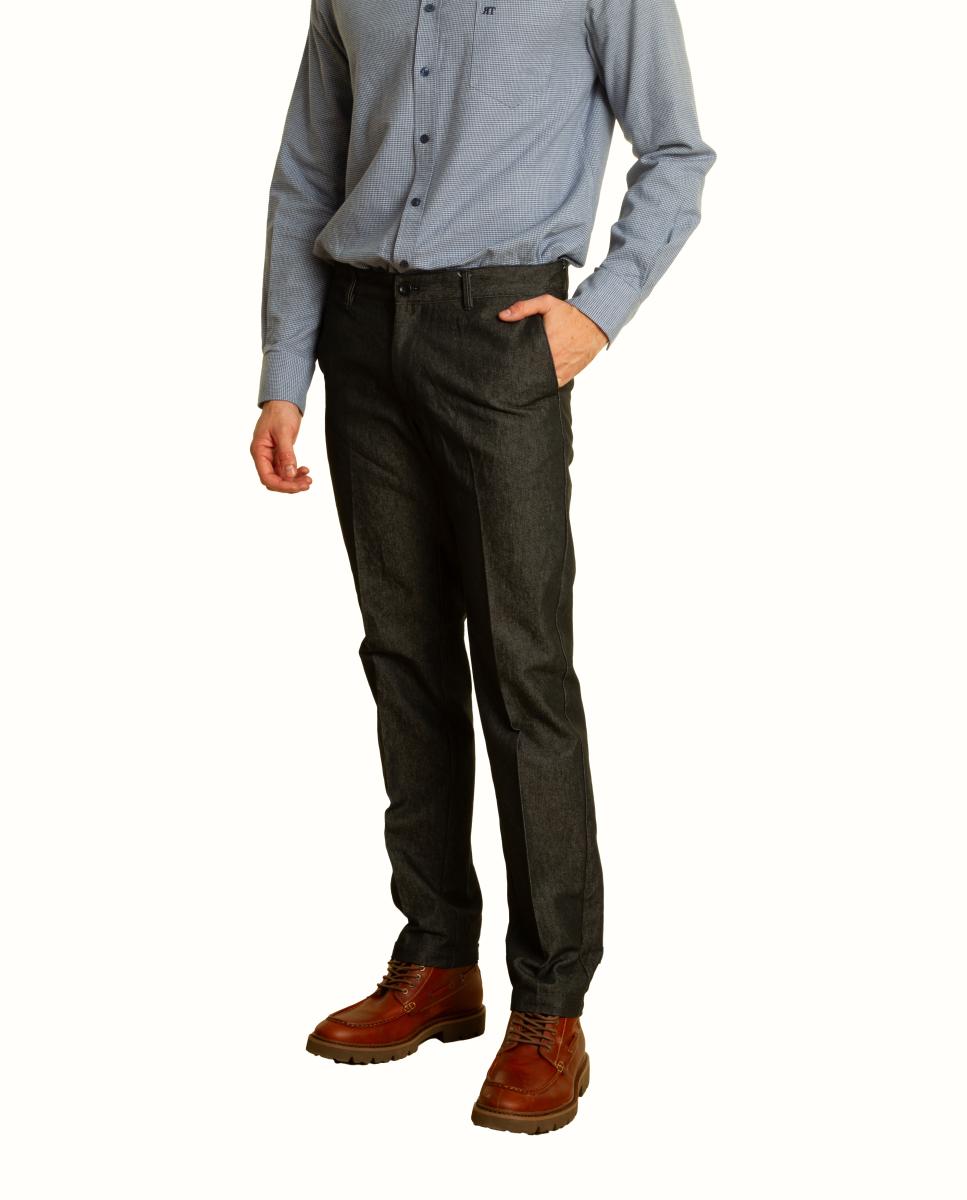 Pantalón chino - Roberto Torretta - Azul índigo Azul índigo-4