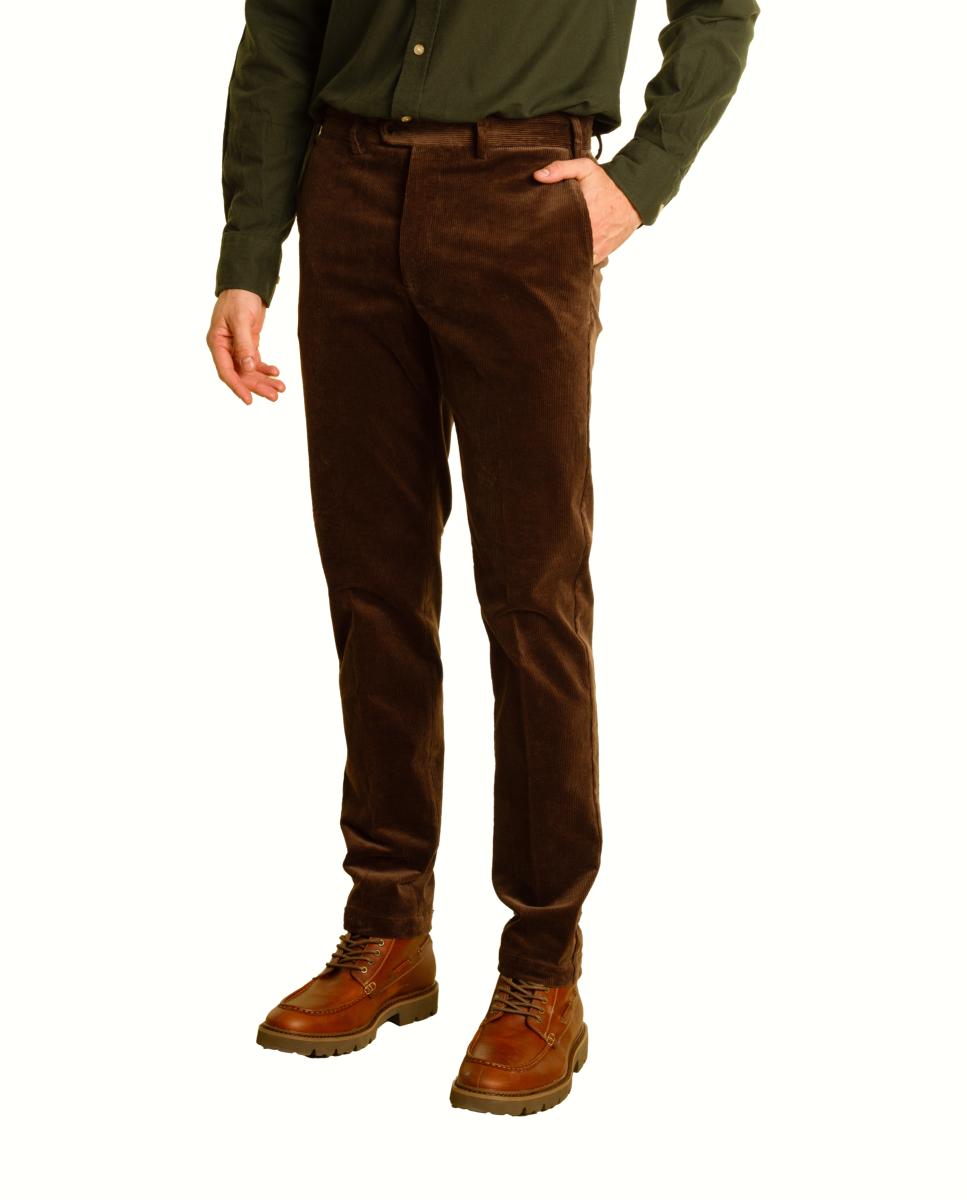 Pantalón chino - Roberto Torretta - Marrón Marrón-3