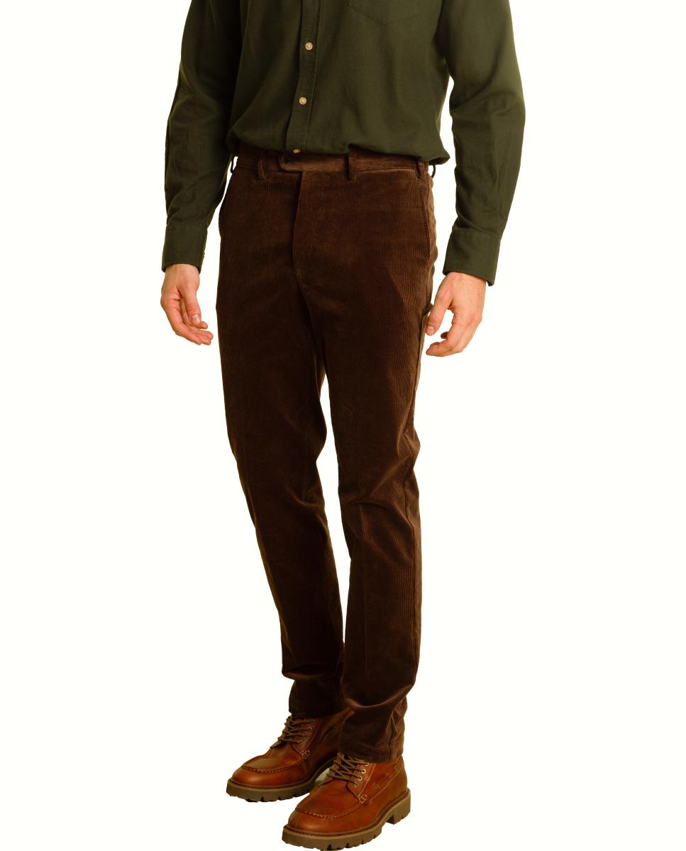 Pantalón chino - Roberto Torretta - Marrón Marrón-4
