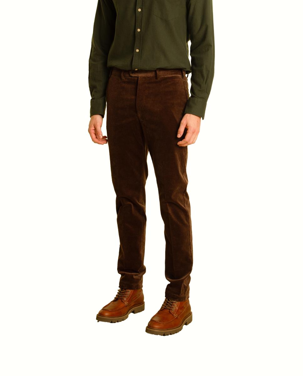 Pantalón chino - Roberto Torretta - Marrón Marrón-5