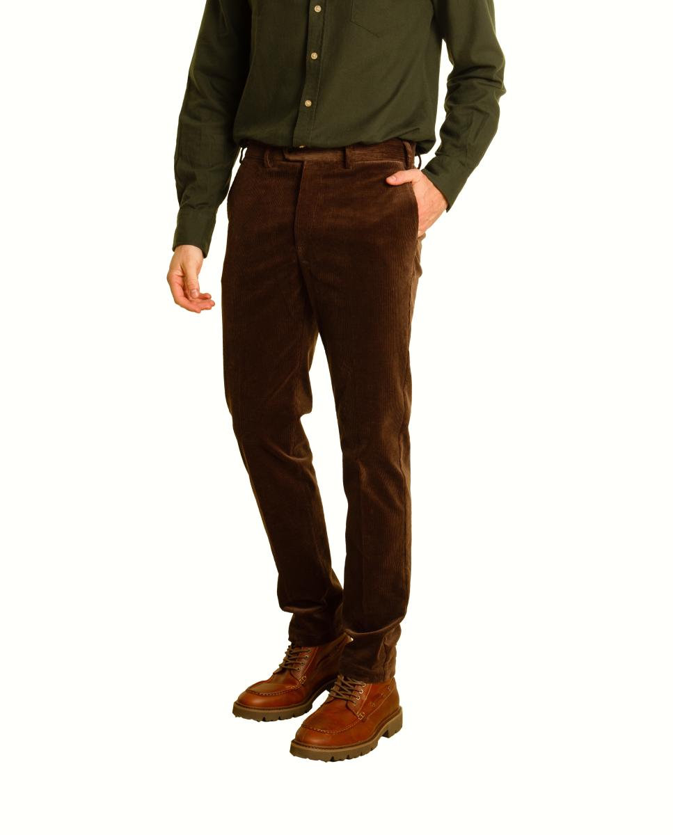 Pantalón chino - Roberto Torretta - Marrón Marrón-6
