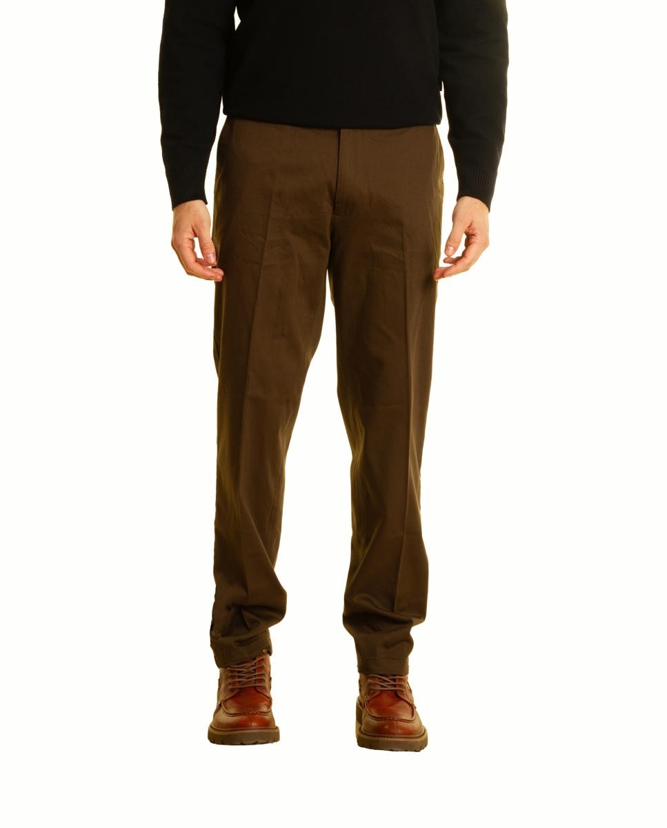 Imagen 1 de Pantalón chino de hombre - Roberto Torretta - Marrón oscuro Marrón oscuro
