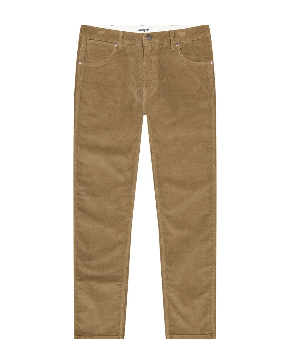 Calças de Bombazina Greensboro Camel-6