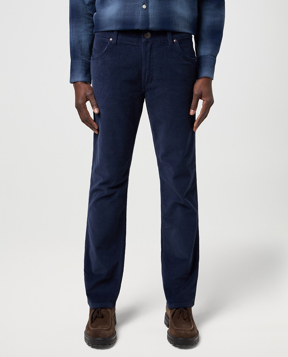 Calças de Bombazina Greensboro Azul-marinho-2