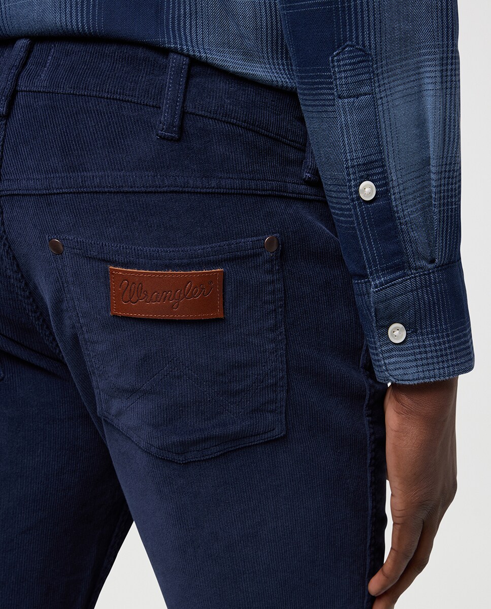 Calças de Bombazina Greensboro Azul-marinho-5