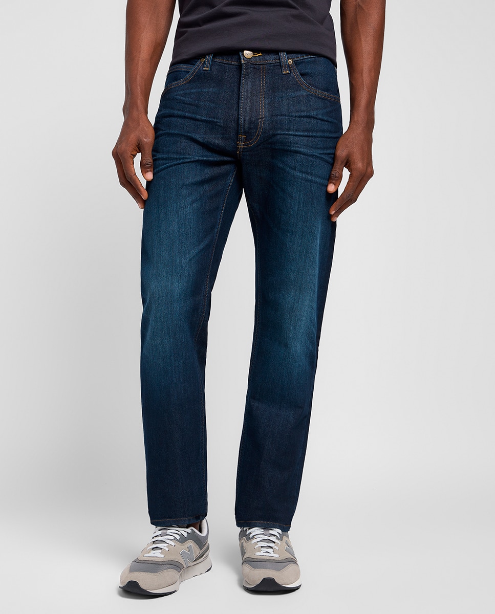 Jeans de 5 Bolsos Daren Zip Azul-índigo-2
