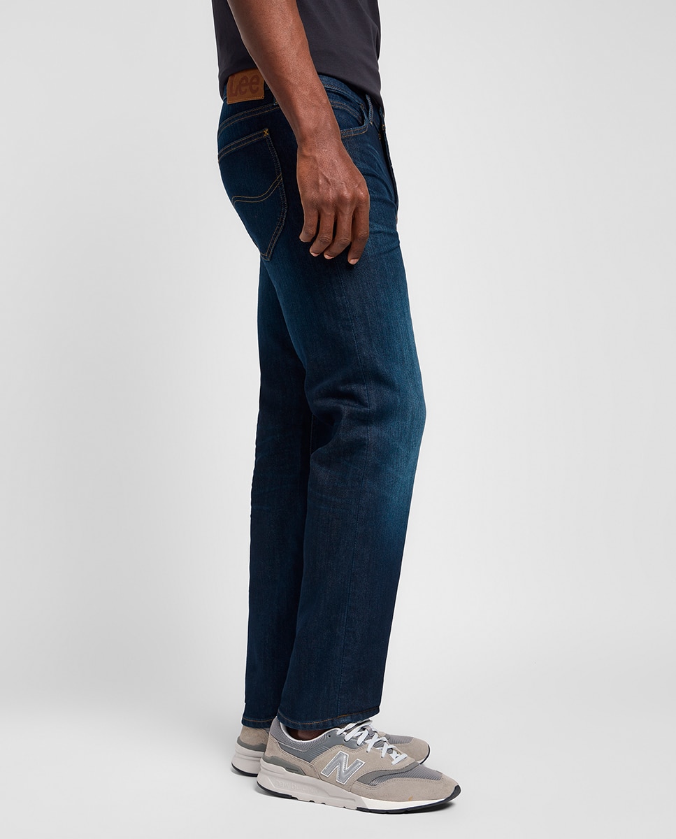 Jeans de 5 Bolsos Daren Zip Azul-índigo-4