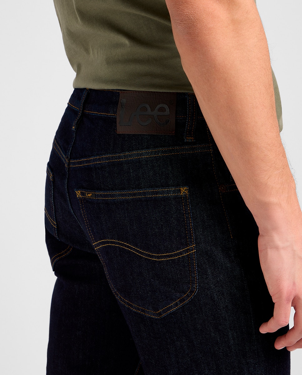 Jeans de 5 Bolsos Brooklyn Straight Azul-índigo-5