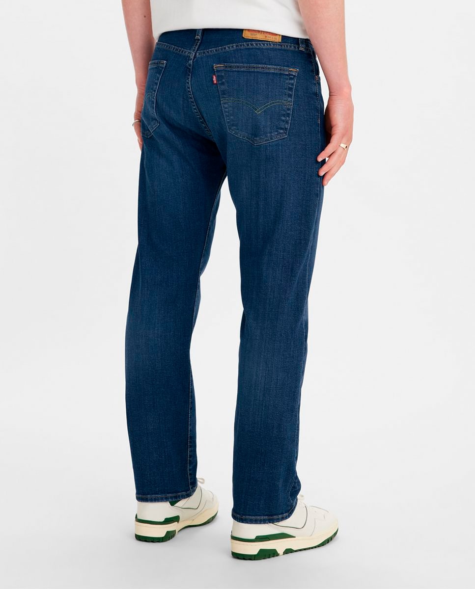 Jeans 501® Original Straight de Algodão Azul-índigo-3