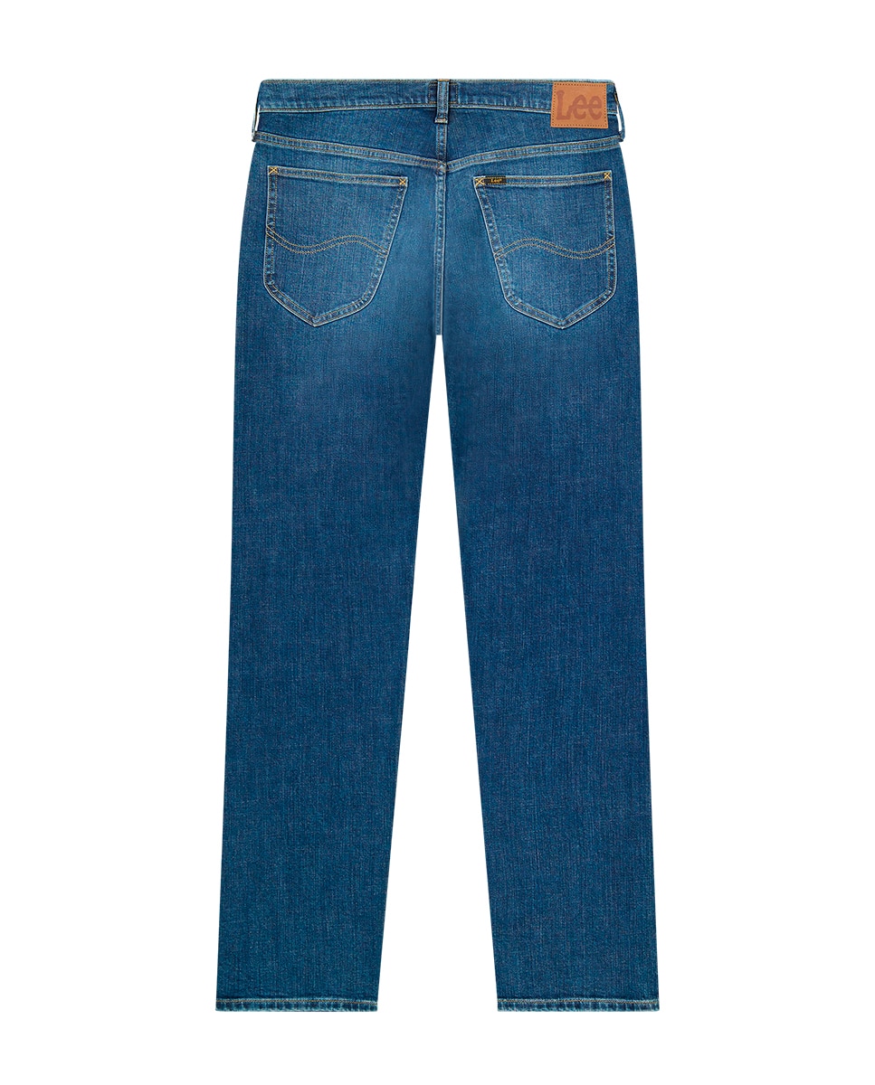 Jeans de 5 Bolsos Daren Zip Azul-7
