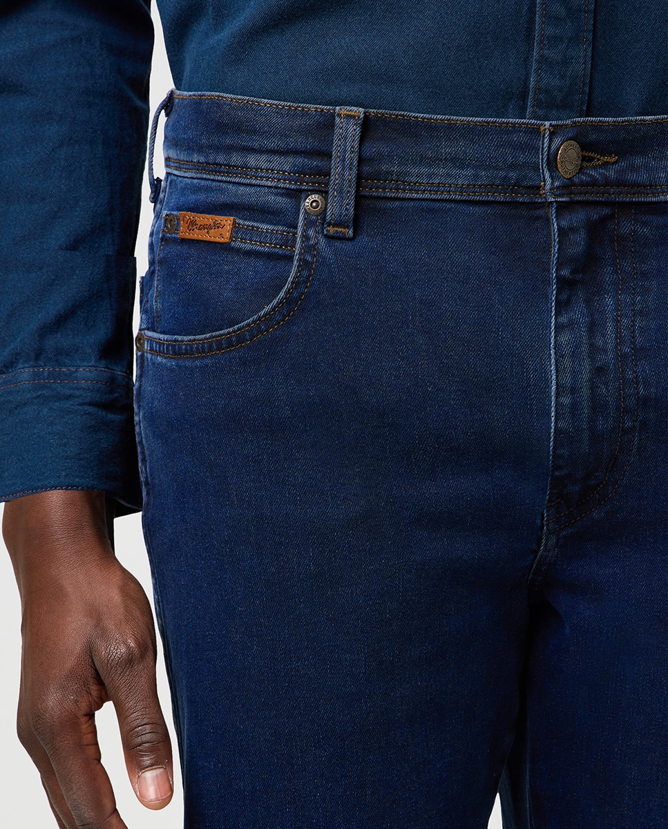 Jeans de 5 Bolsos Texas Azul-índigo-5