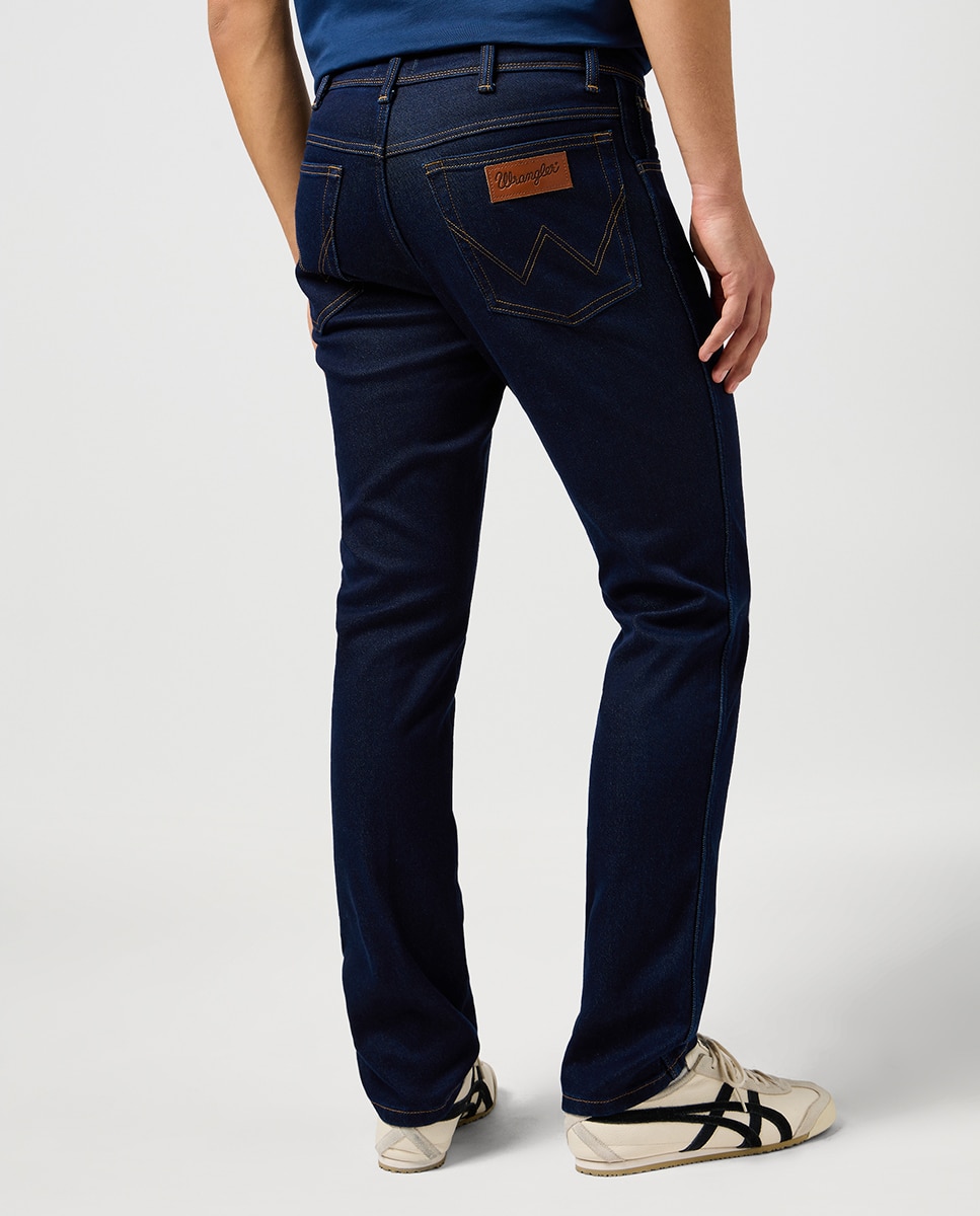 Jeans de 5 Bolsos Texas Slim Azul-índigo-3