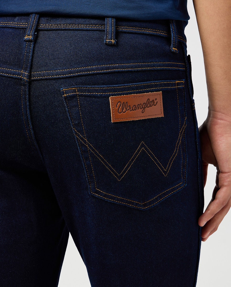 Jeans de 5 Bolsos Texas Slim Azul-índigo-5