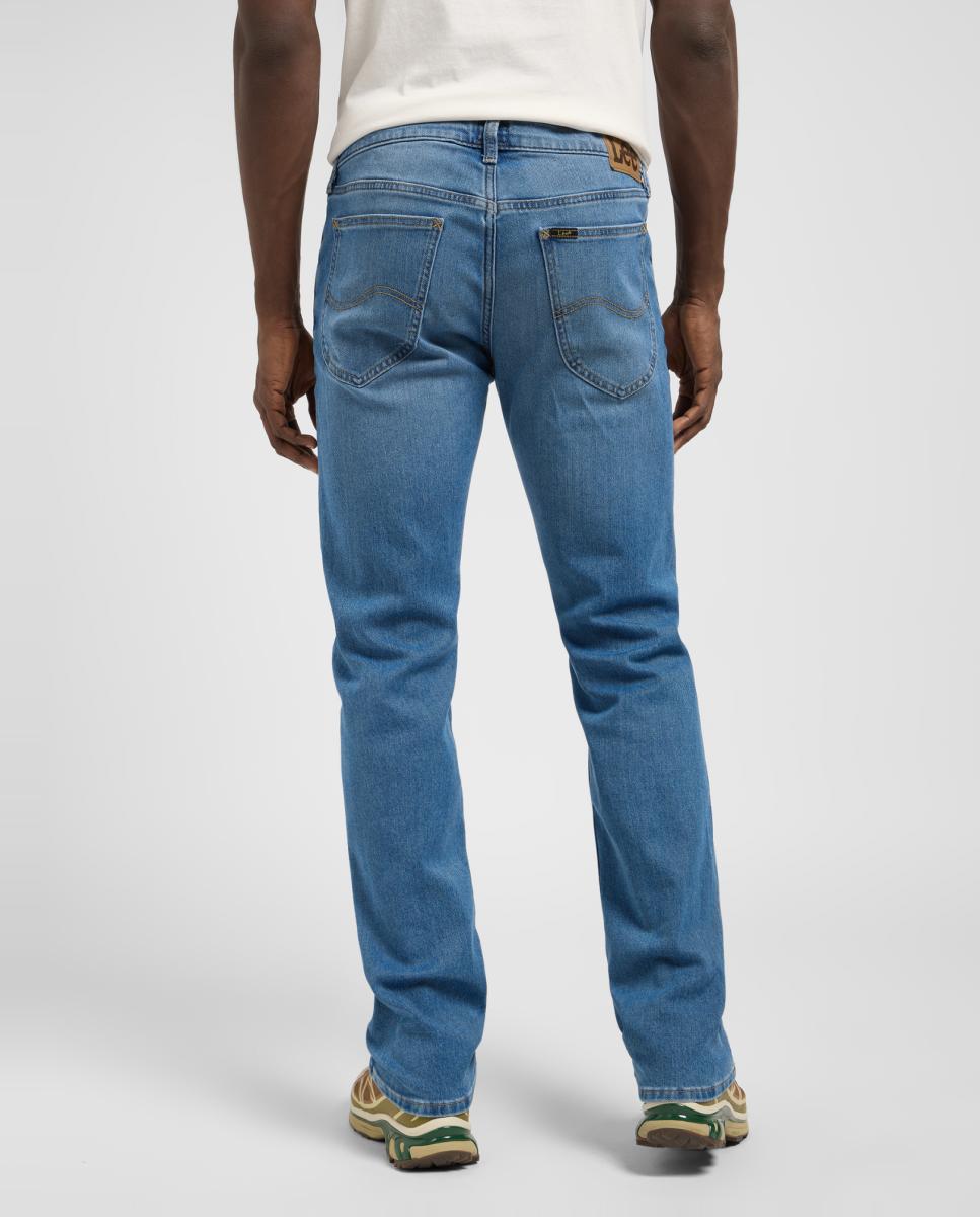 Jeans de 5 Bolsos Daren Zip Azul-3