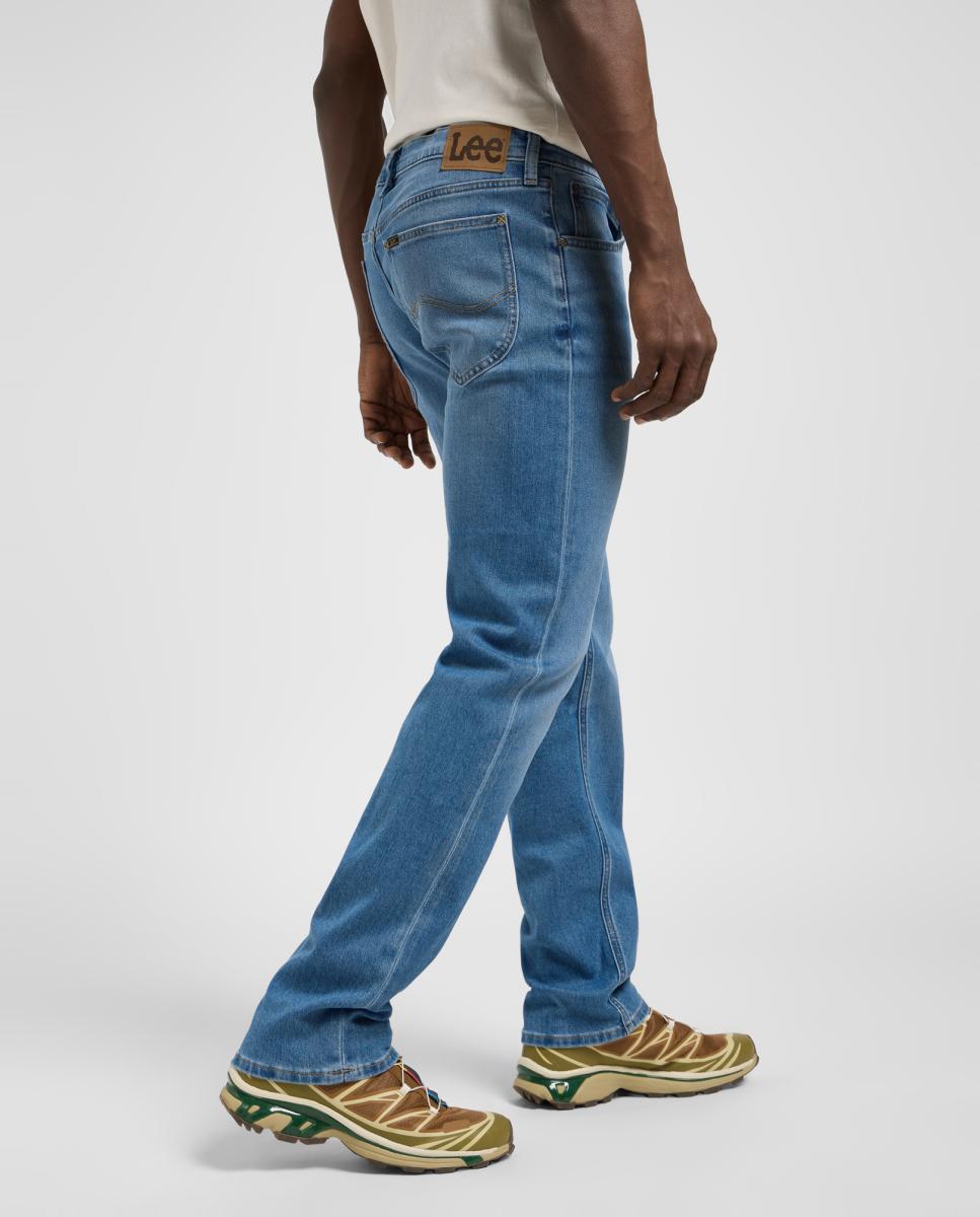 Jeans de 5 Bolsos Daren Zip Azul-4