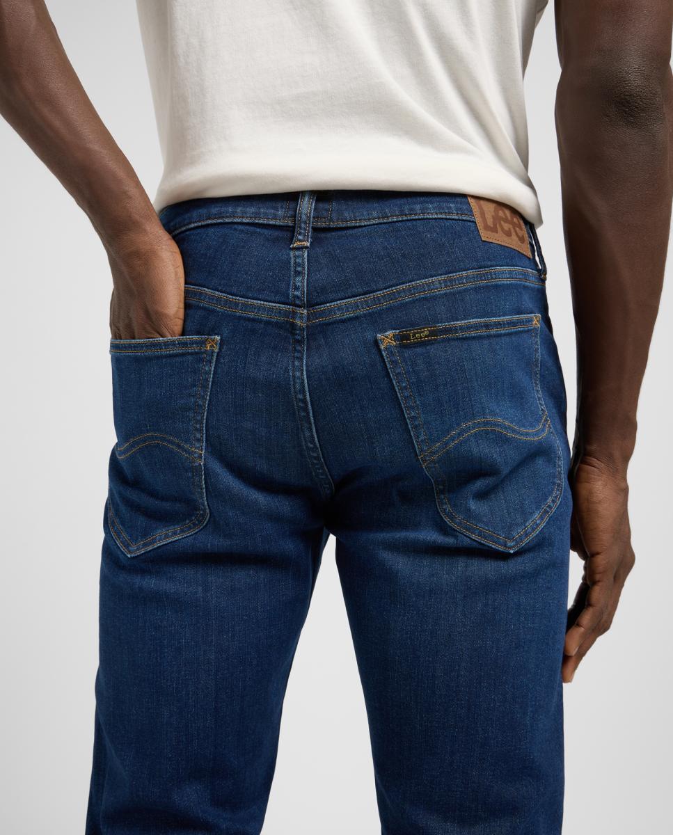 Jeans de 5 Bolsos Daren Zip Azul-índigo-5