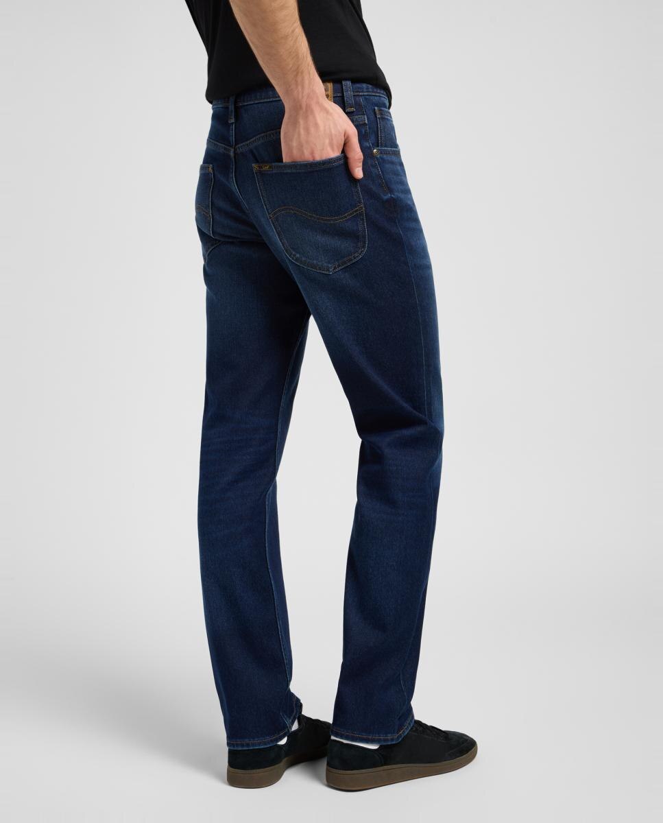 Jeans de 5 Bolsos Brooklyn Straight Azul-índigo-4