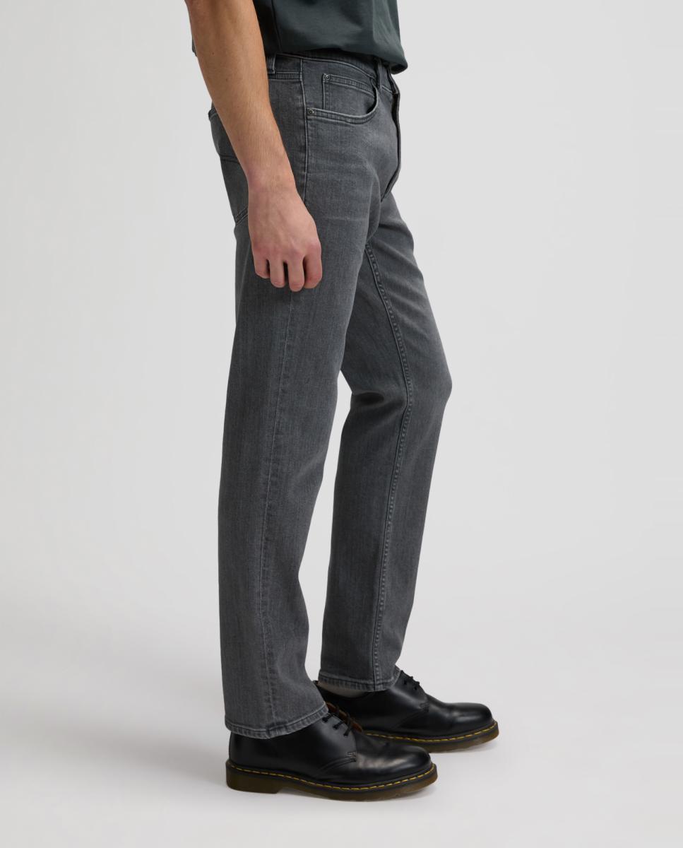 Jeans de 5 Bolsos Daren Zip Cinzento-4