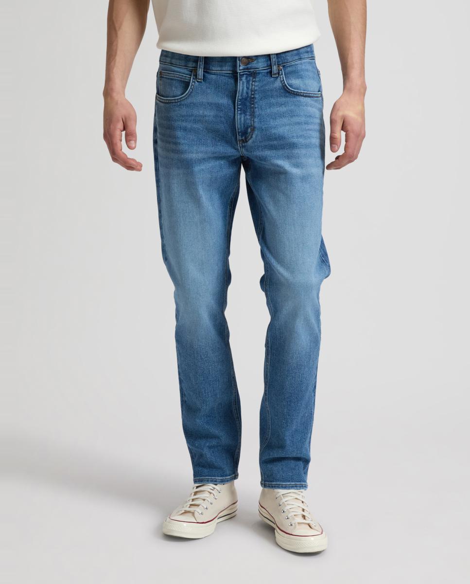 Jeans de 5 Bolsos Daren Zip Azul-2
