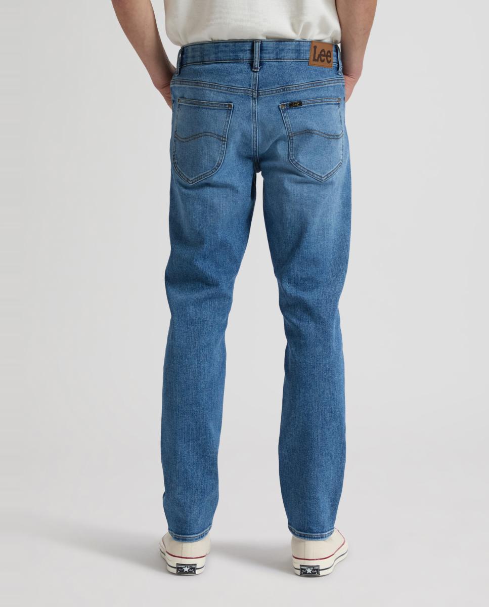 Jeans de 5 Bolsos Daren Zip Azul-3