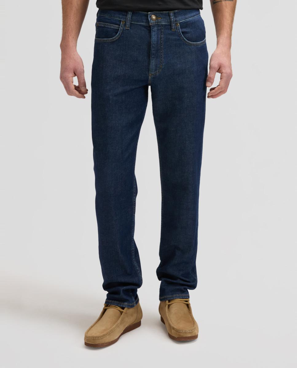 Jeans de 5 Bolsos Daren Zip Azul-índigo-2