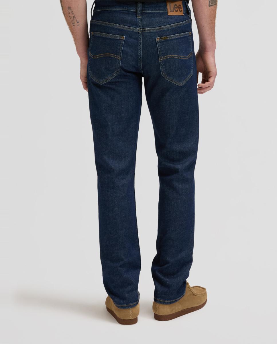 Jeans de 5 Bolsos Daren Zip Azul-índigo-3