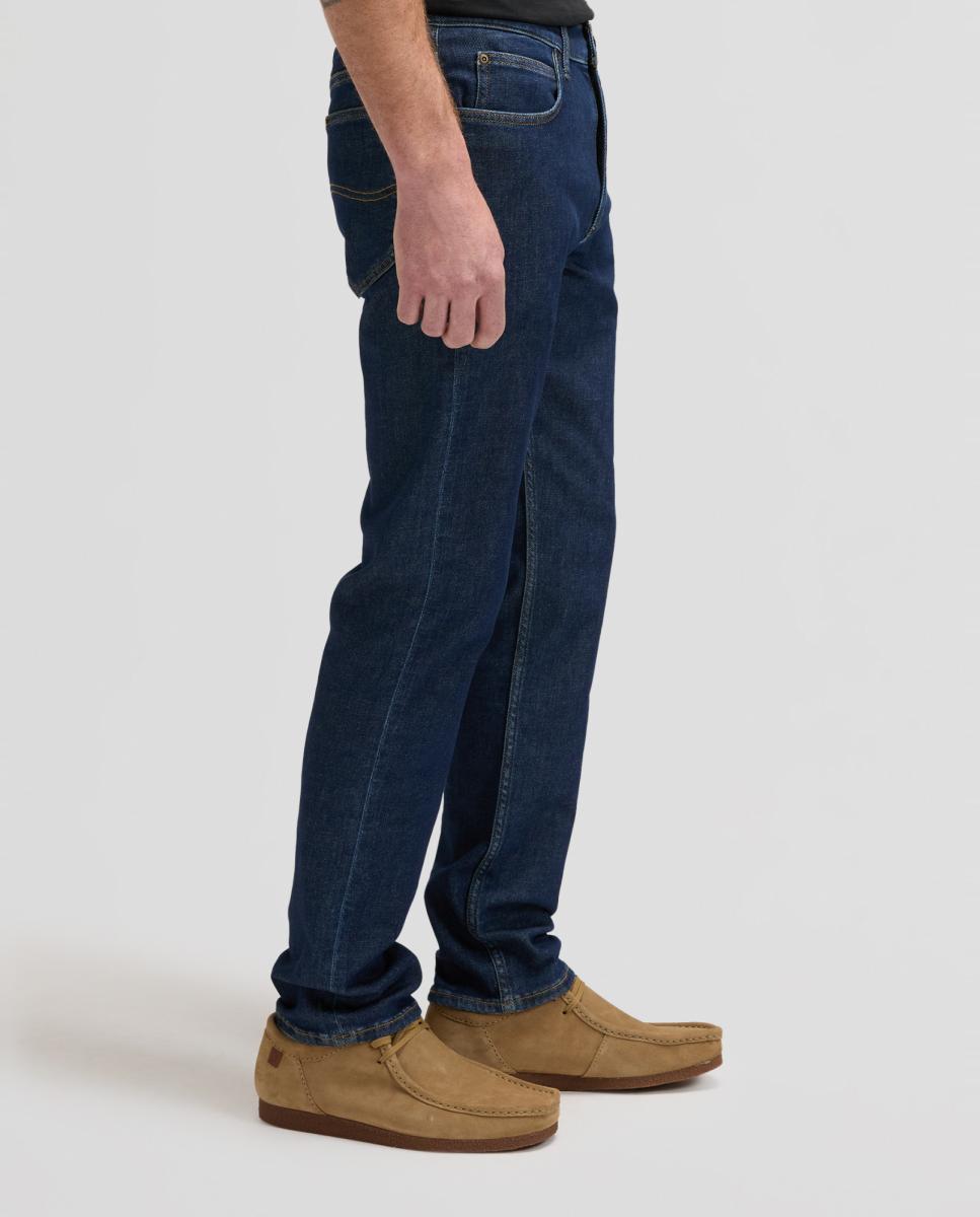 Jeans de 5 Bolsos Daren Zip Azul-índigo-4