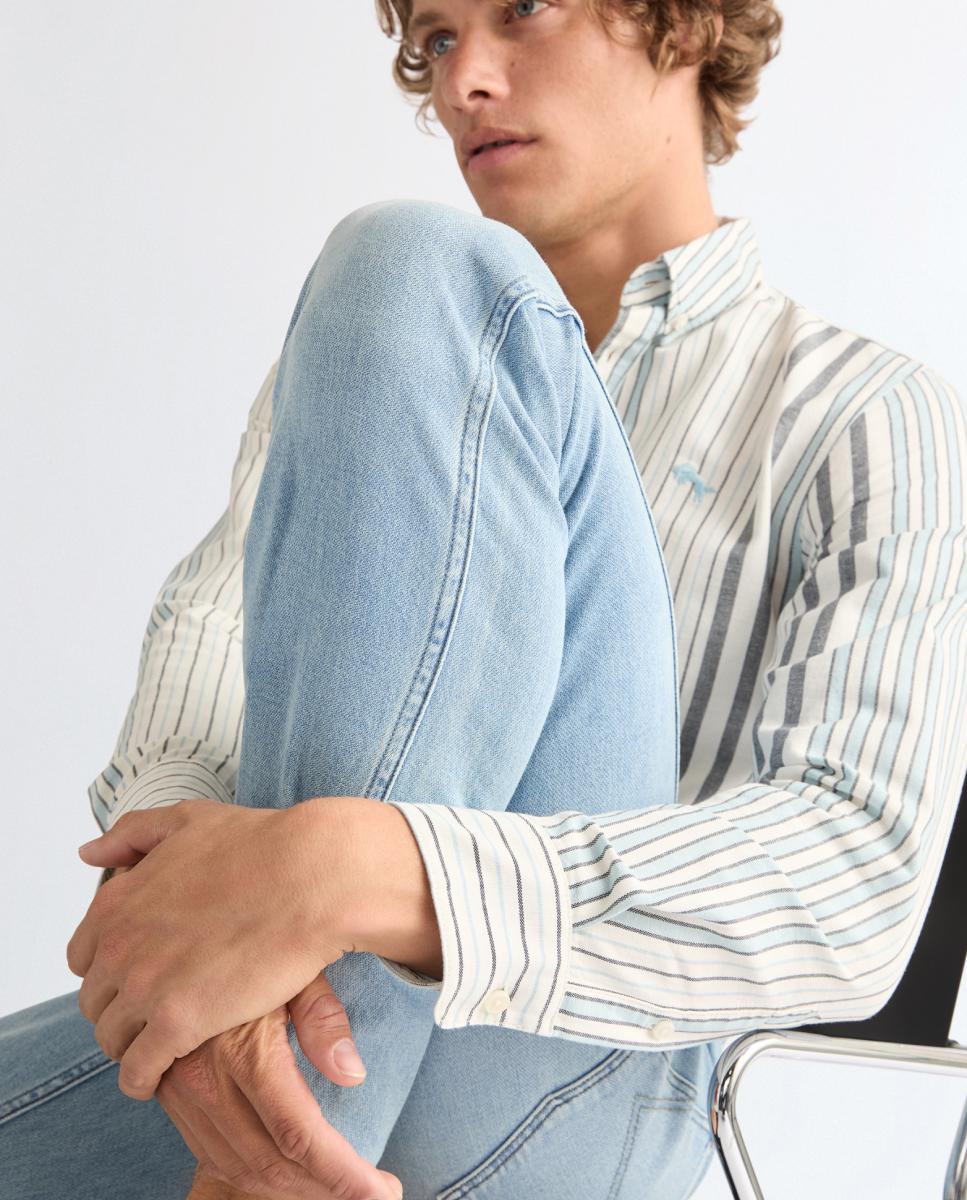 Jeans de 5 Bolsos Greensboro Azul-claro-6