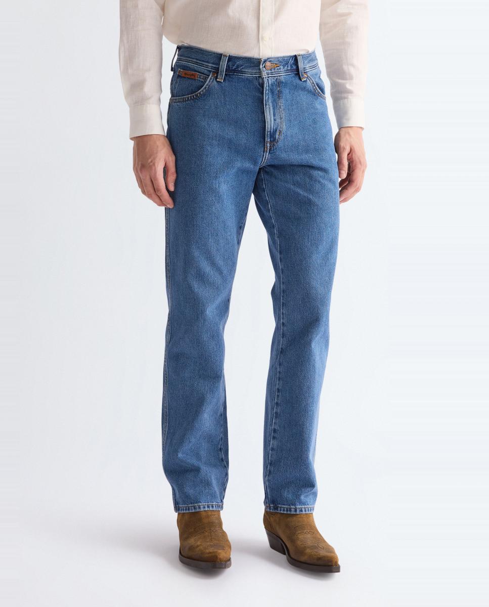 Jeans de 5 Bolsos Texas Azul-2