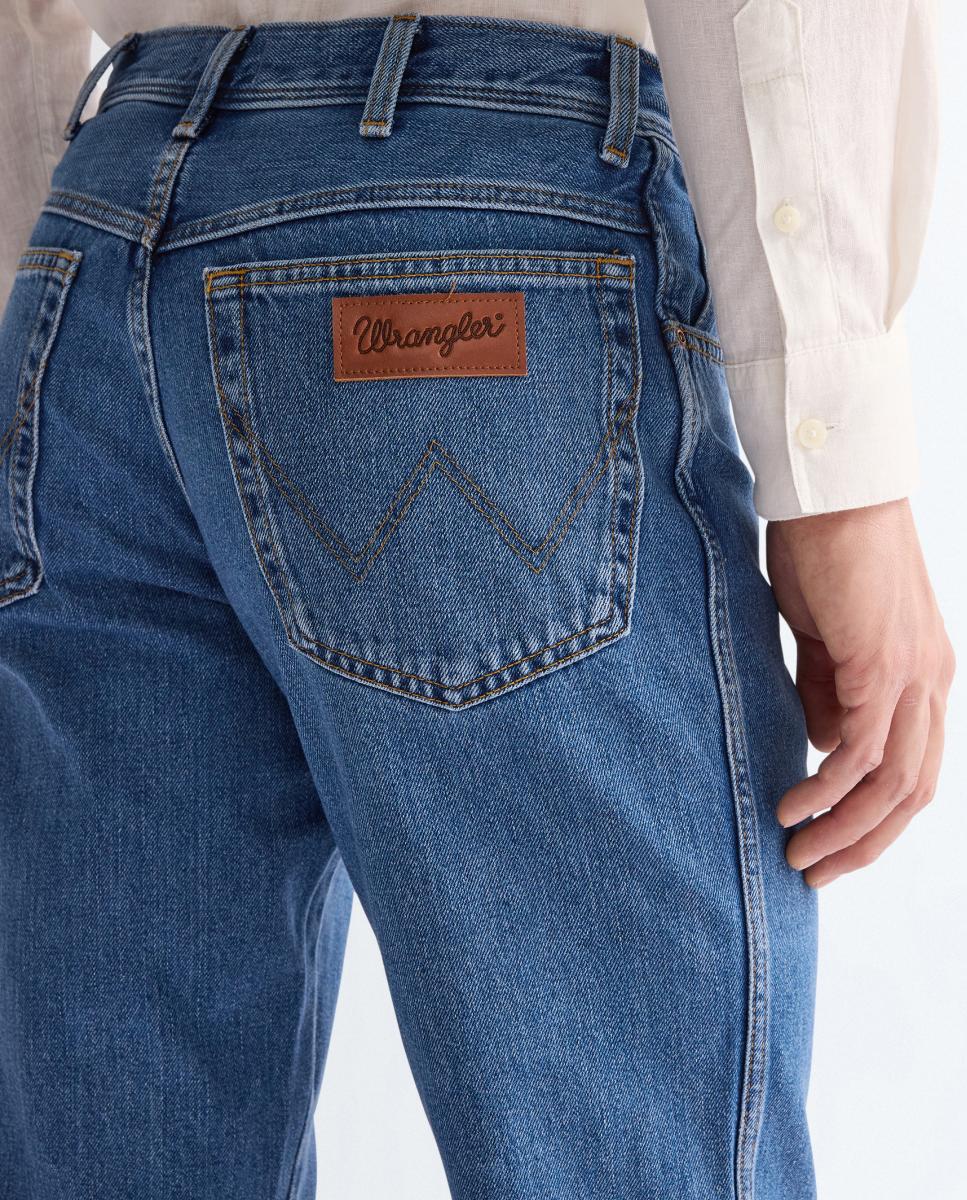 Jeans de 5 Bolsos Texas Azul-4