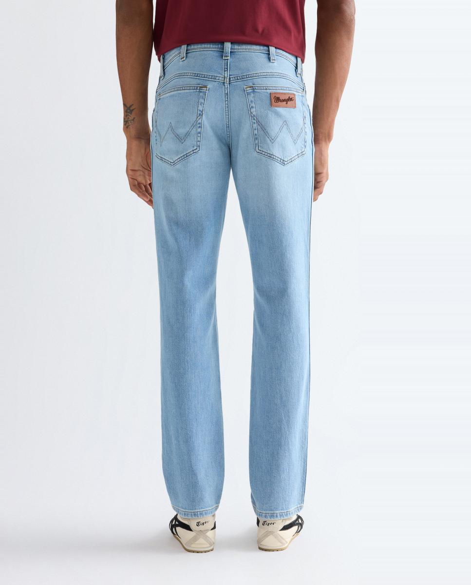 Jeans de 5 Bolsos Texas Slim Azul-claro-3