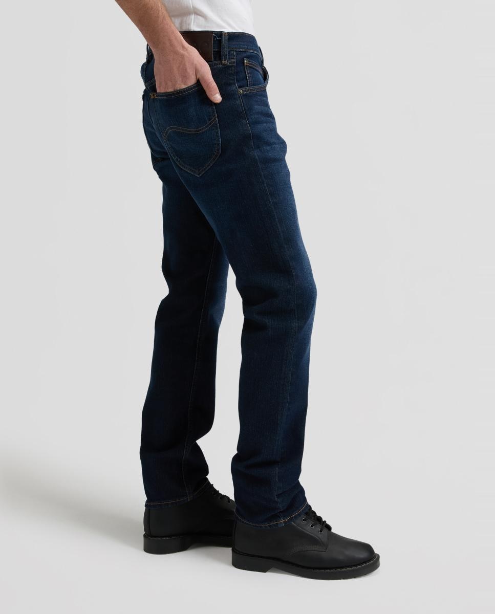 Jeans de 5 Bolsos Daren Zip Azul-4