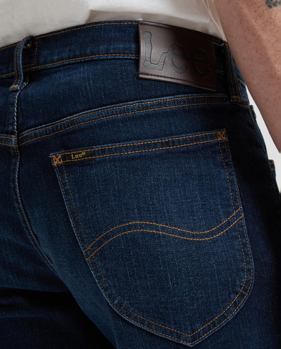 Jeans de 5 Bolsos Daren Zip Azul-5