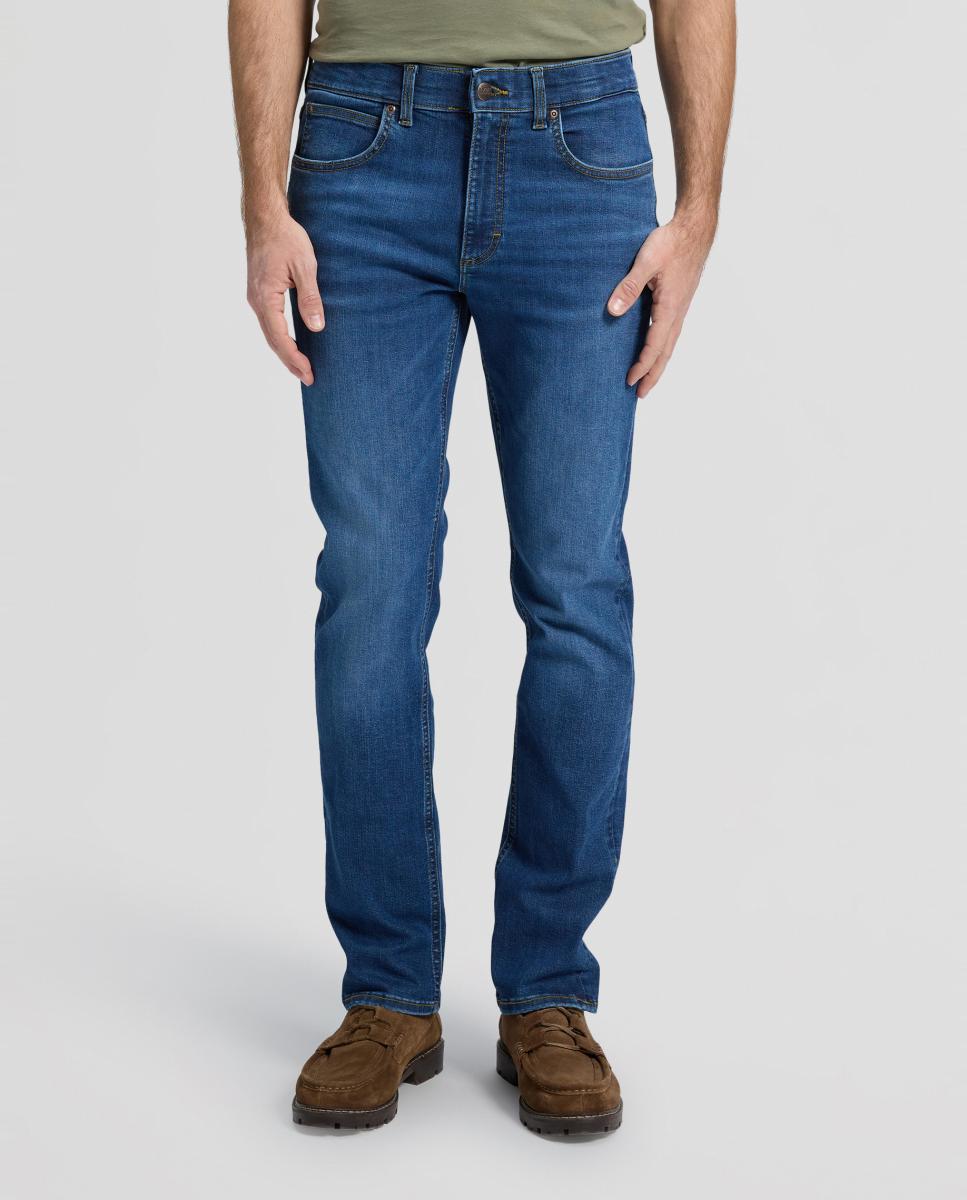 Jeans de 5 Bolsos Daren Zip Azul-2