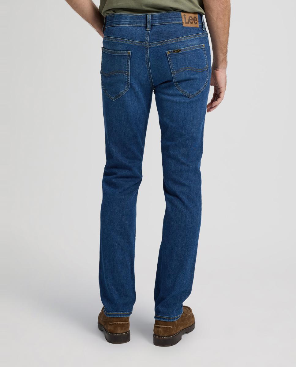 Jeans de 5 Bolsos Daren Zip Azul-3