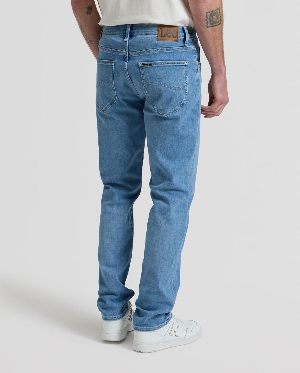 Jeans de 5 Bolsos Daren Zip Azul-claro-3