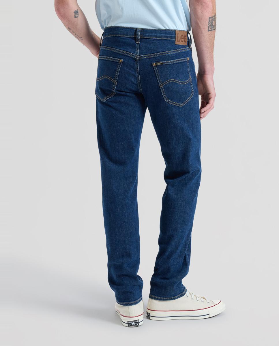 Jeans de 5 Bolsos Daren Zip Azul-índigo-3