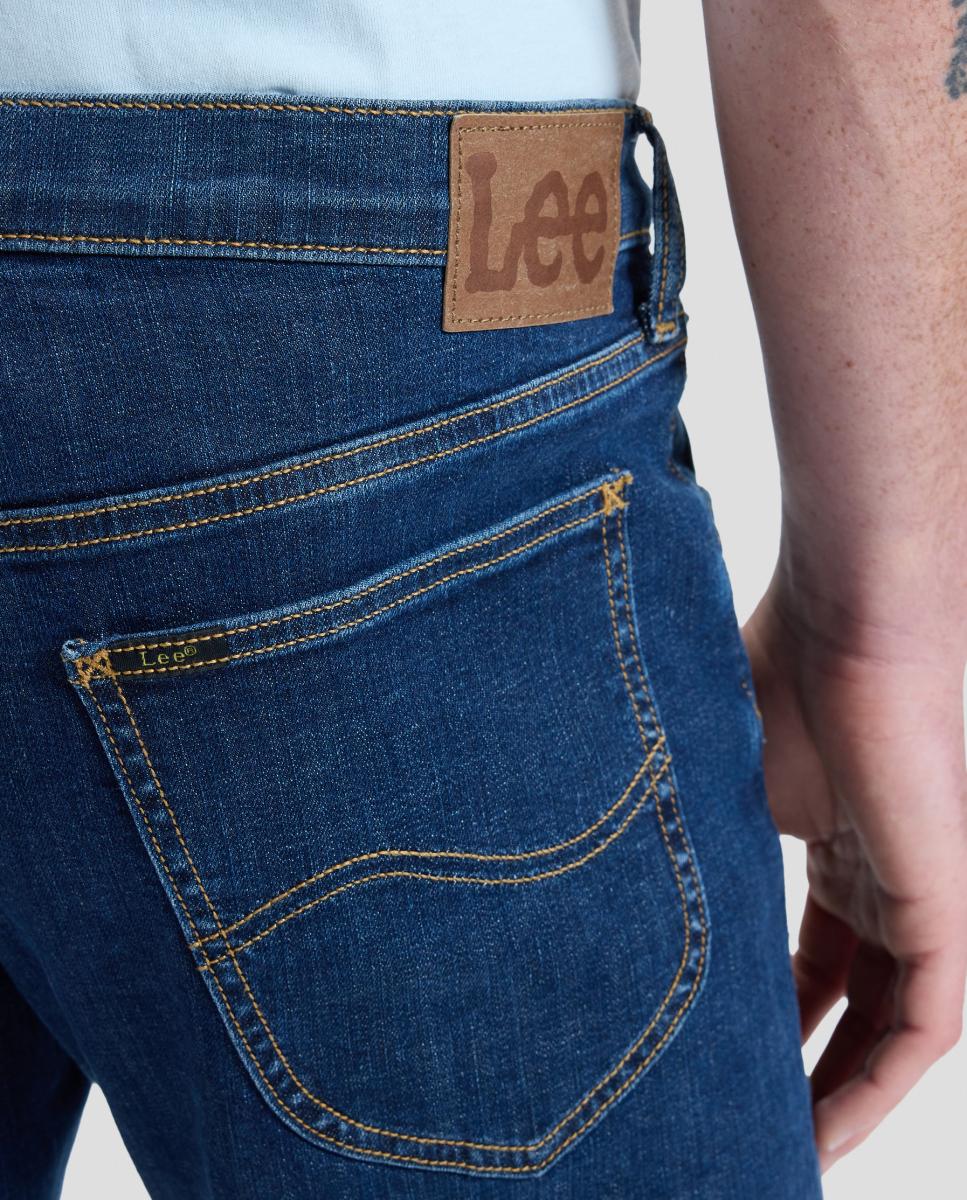 Jeans de 5 Bolsos Daren Zip Azul-índigo-5