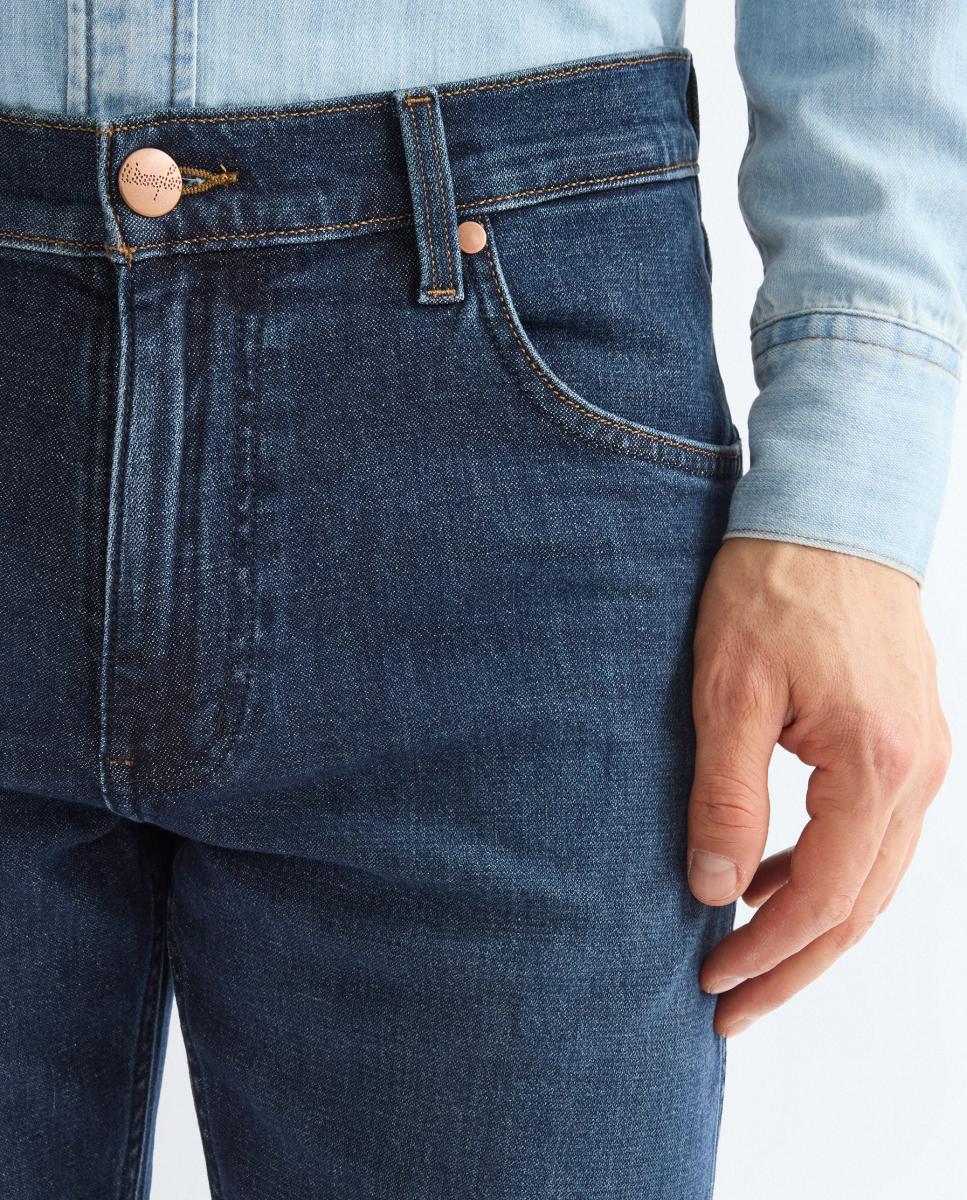 Jeans de 5 Bolsos Greensboro Azul-índigo-4