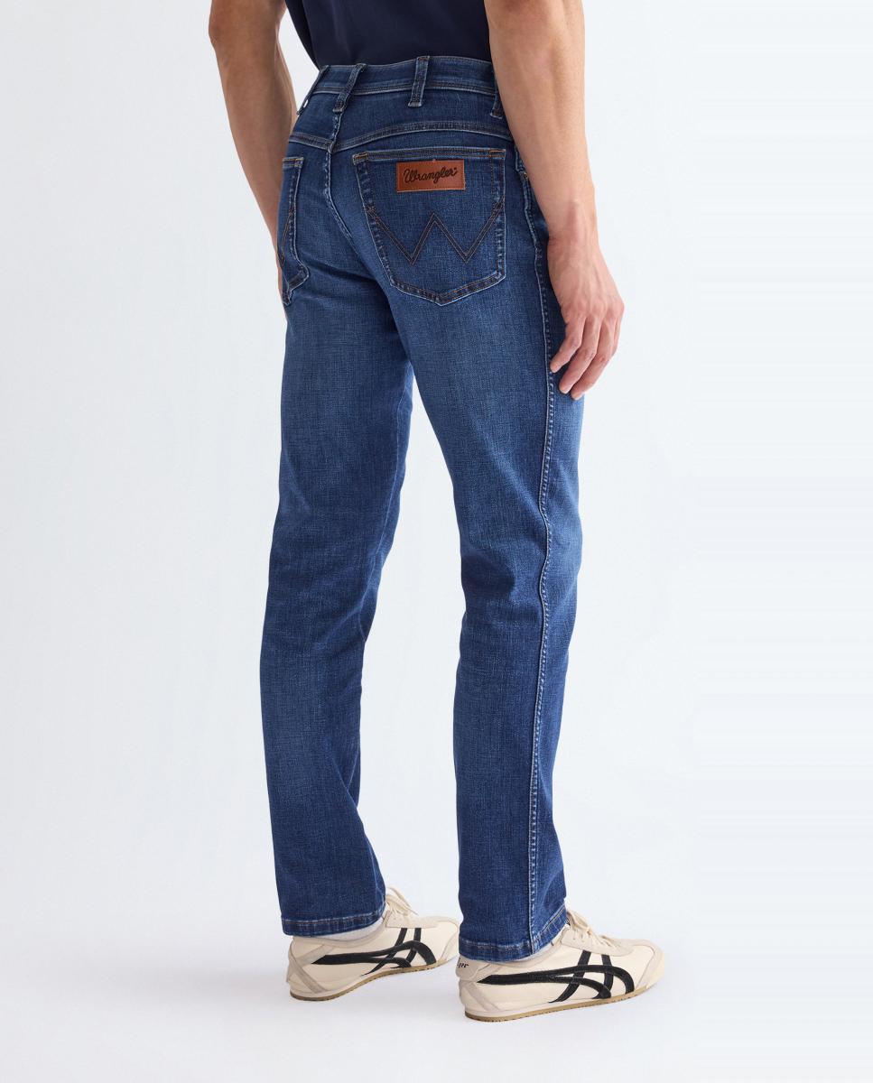 Jeans de 5 Bolsos Texas Slim Azul-índigo-3