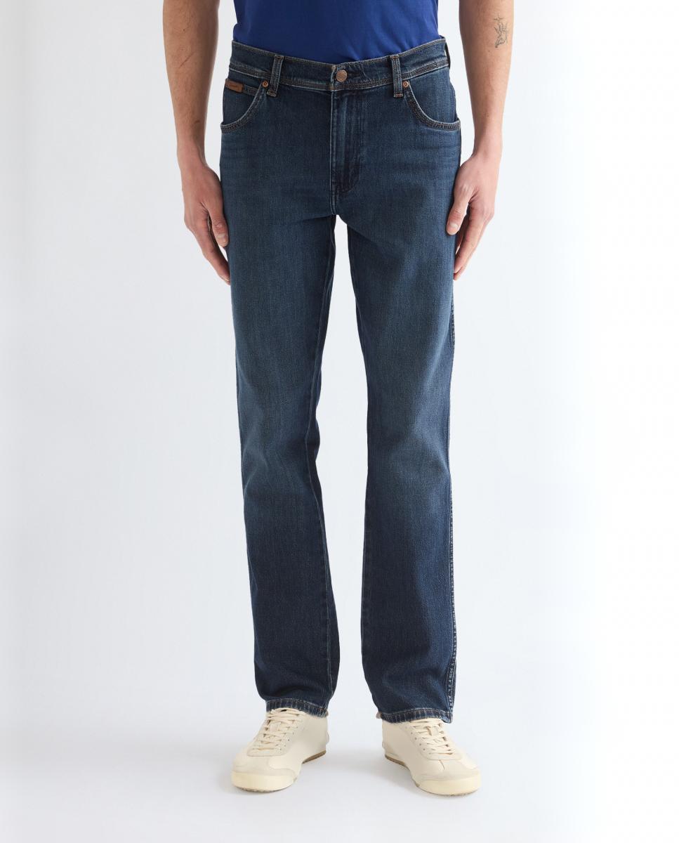 Jeans de 5 Bolsos Texas Slim Azul-índigo-2