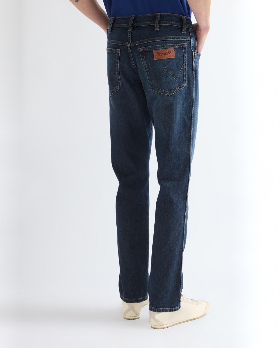 Jeans de 5 Bolsos Texas Slim Azul-índigo-3