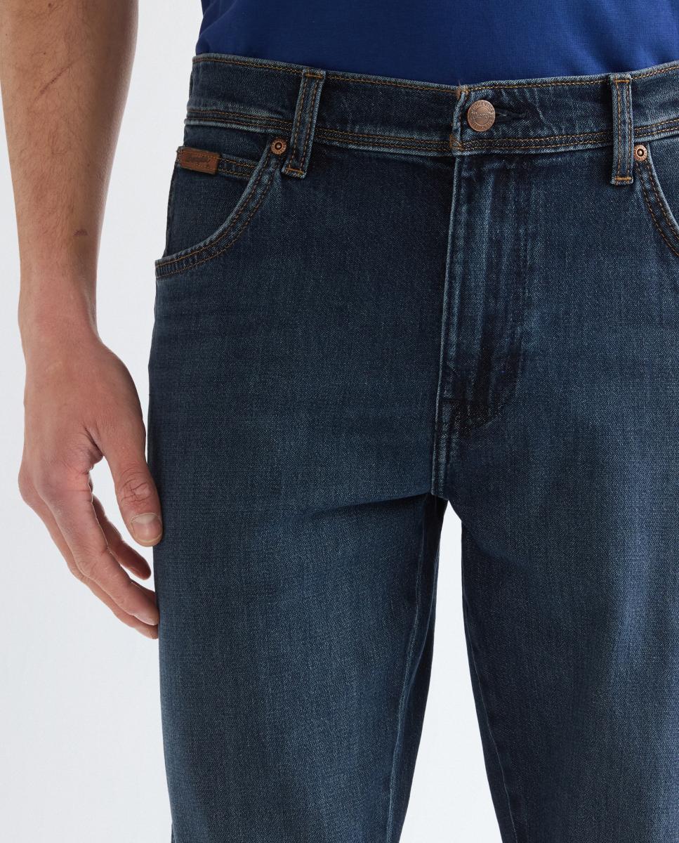 Jeans de 5 Bolsos Texas Slim Azul-índigo-4