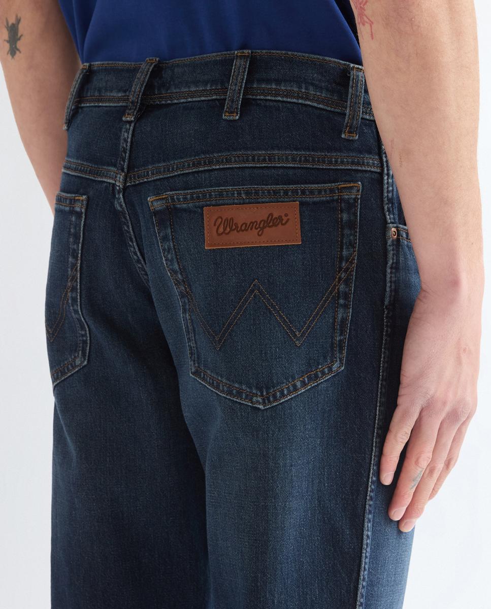 Jeans de 5 Bolsos Texas Slim Azul-índigo-5