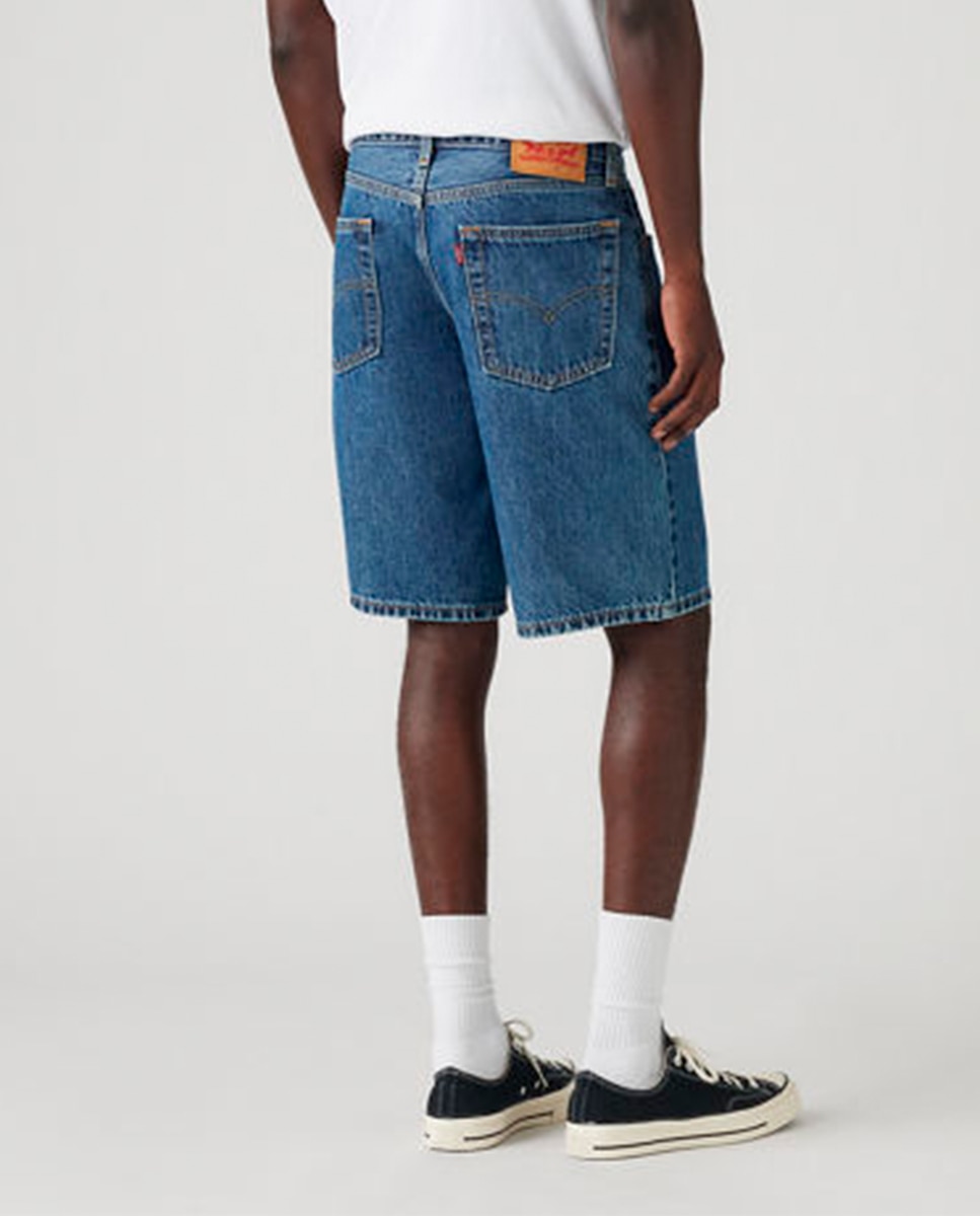 Bermudas de Ganga 454 Relaxed Azul-índigo-3