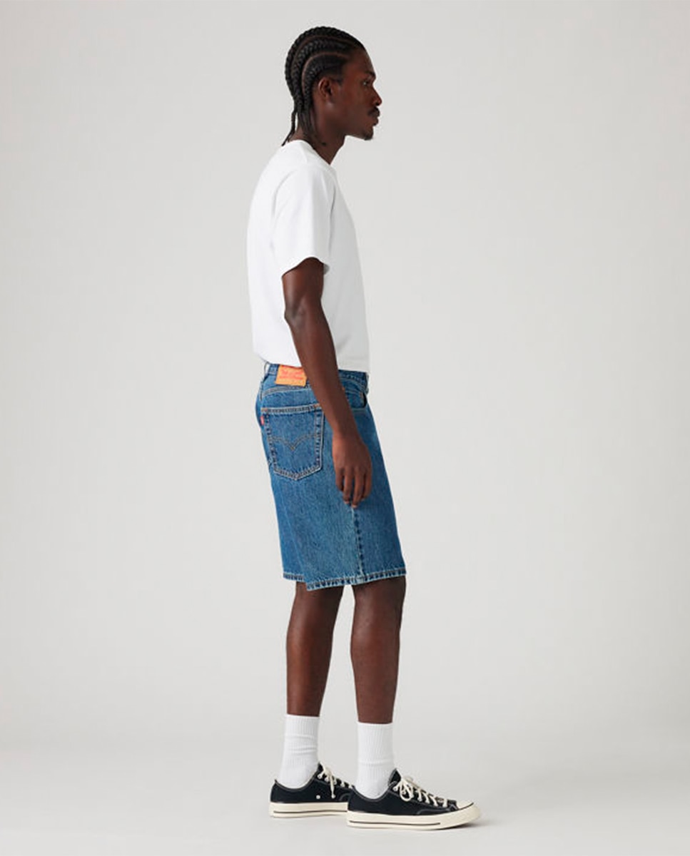Bermudas de Ganga 454 Relaxed Azul-índigo-4
