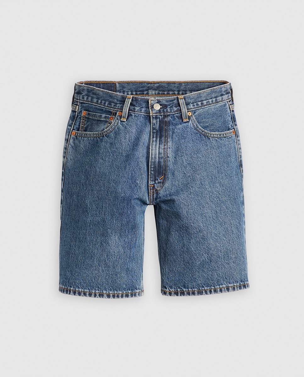 Bermudas de Ganga 454 Relaxed Azul-índigo-5