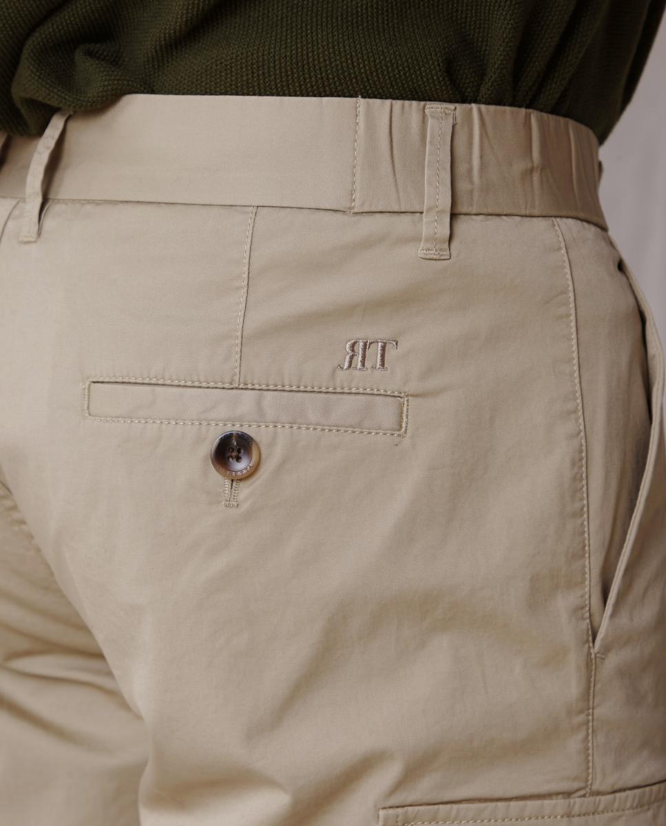Bermudas Curtas Desportivas Bege-6